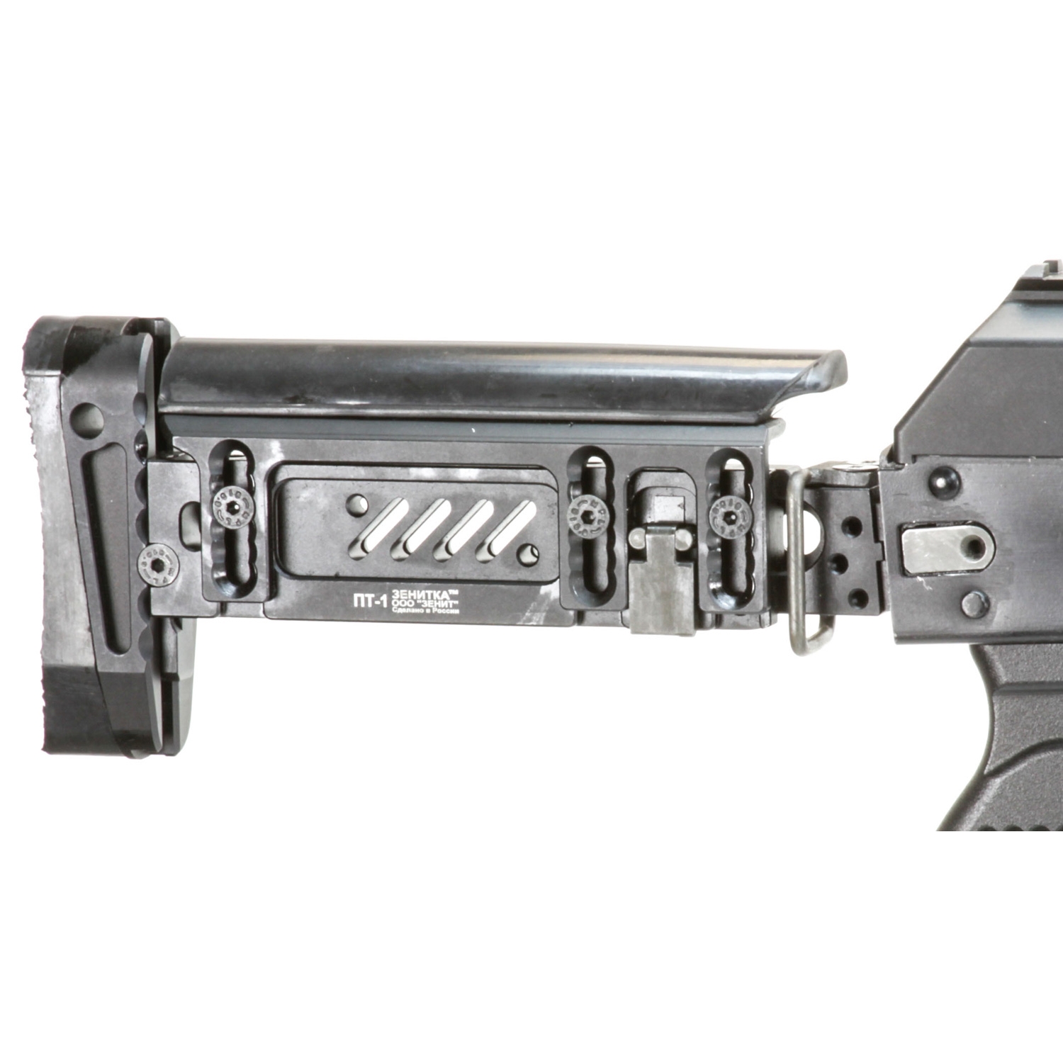 Telescopic folding butt stock Zenitco/Zenitka PT- 1 is made of aluminum all...