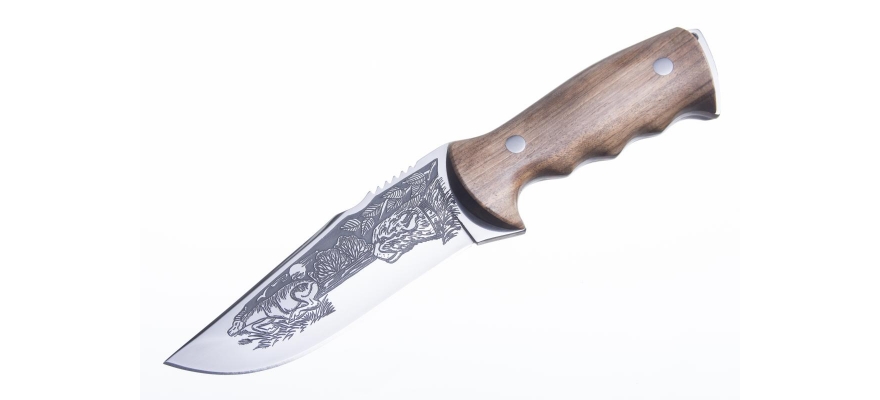 Kizlyar Knife "Khazar". Engraved