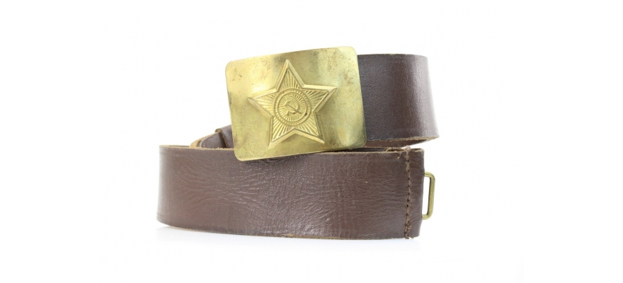 LEATHER BELT SOVIET STAR