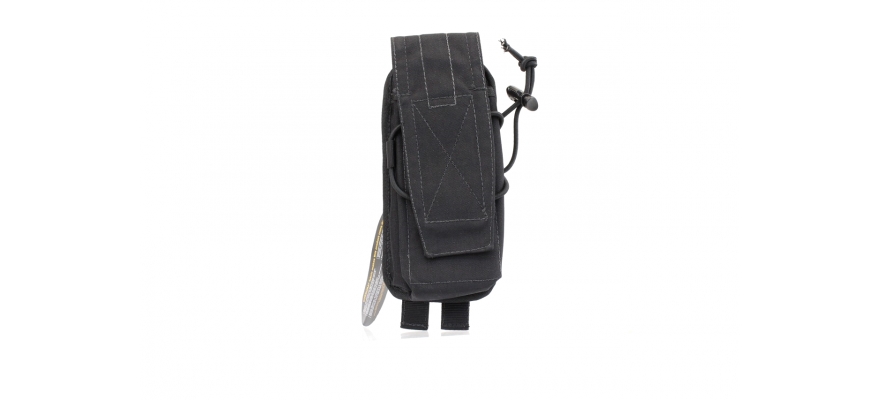 2 x AK Magazine Pouch with Velcro cover. by Splav. Black.
