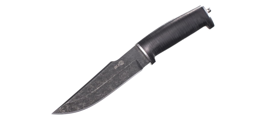 Kizlyar knife "SH-5". Black Handle.