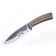 Kizlyar knife "Shark-2" (Akula-2) Brown Handle.Engraved.