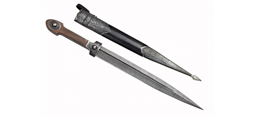 Kizlyar Dager "KD". Damascus steel.