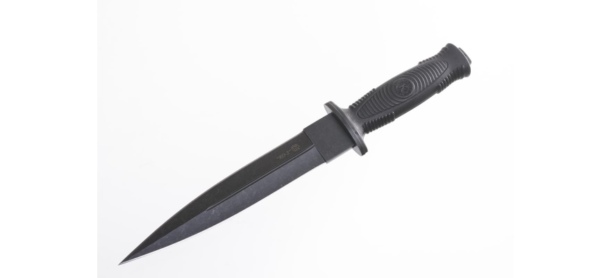 Kizlyar Knife KO-2 Dagger  Elastron. Black
