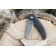 Kizlyar Folding Knife Irbis. Black Damascus