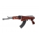 AK 100 series 7.62x39mm Folding Stock Dark Cherry Red Laminate