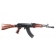 AK 100 series 7.62x39mm Folding Stock Dark Cherry Red Laminate