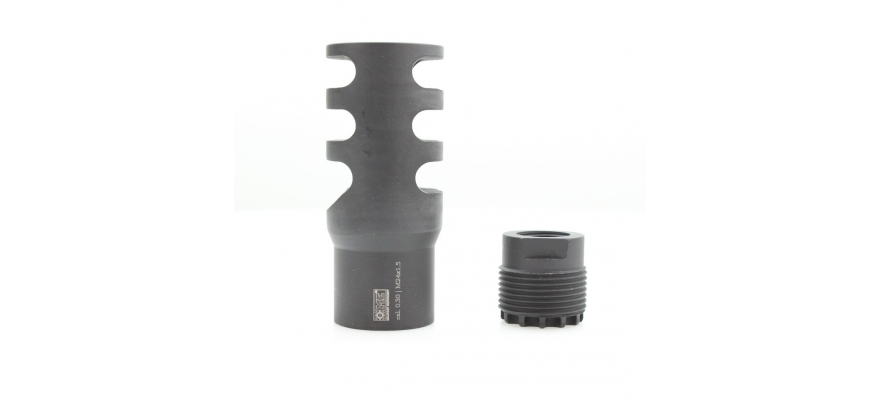 Muzzle brake VORTEX "Vyhr" for Saiga/Vepr/Other AK based rifles.