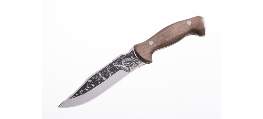 Kizlyar Knife Taiga. Engraved.