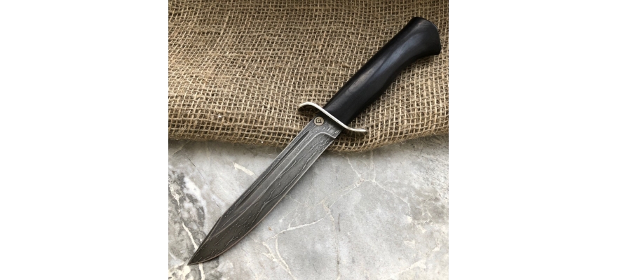 Baranov Bulat Knife T002-NR40 Stabilized hornbeam.