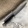 Baranov Bulat Knife T002-NR40 Stacked Leather. Aluminum pommel.