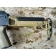 CRC 5002/9035 Fixed Telescopic Buttstock with Cheek Riser  for AK based rifles. Coyote Tan by "KPYK"
