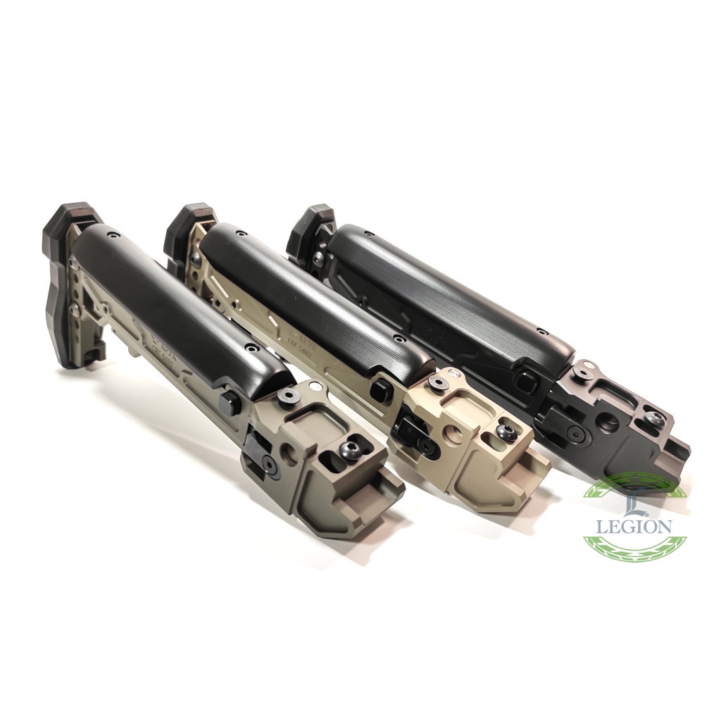 Folding Telescopic Buttstock with Cheek Riser for AK based rifles