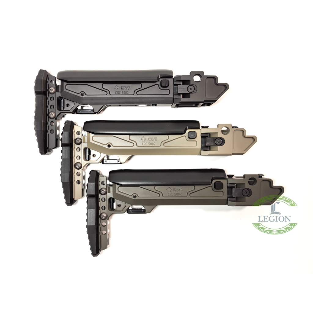 Folding Telescopic Buttstock with Cheek Riser for AK based rifles