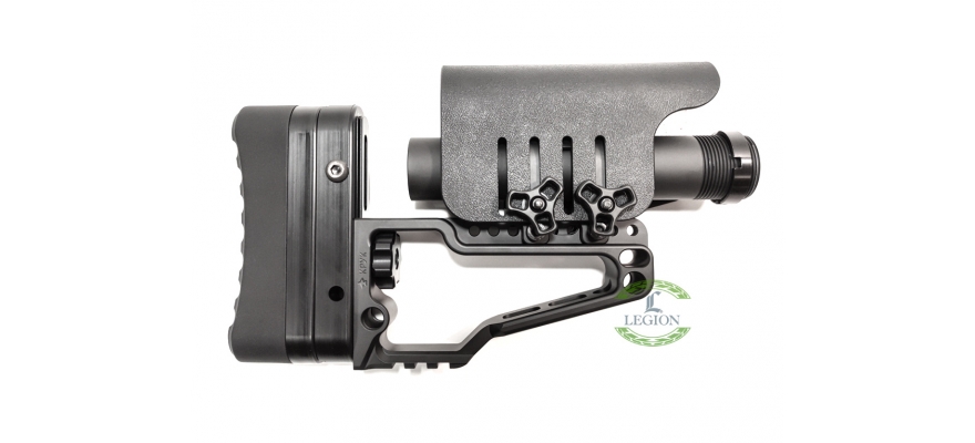 CRC 5001 Sniping Rifle Adjustable Buttstock by "KPYK". Armor Black.
