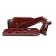 Vepr Rifle Wood Set. Red Cherry.