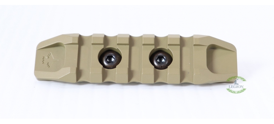 CRC 9021 Coyote Tan M-Lok Picatinny Rail. 5 Slots by "KPYK"