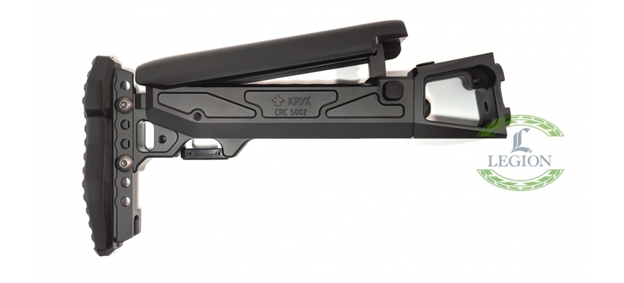 CRC 5002/9036. ARSENAL Rifles. Fixed Telescopic Buttstock with Cheek Riser. by "KPYK" Armor Black