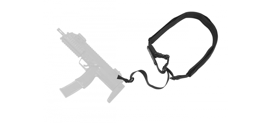One-point sling "DUTY M-3" (ДОЛГ M-3) by Tactical Decisions. Black