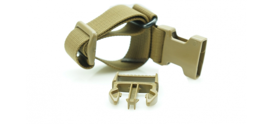 Sling Loop Adapter with FASTEX by Tactical Decisions. Coyote Tan