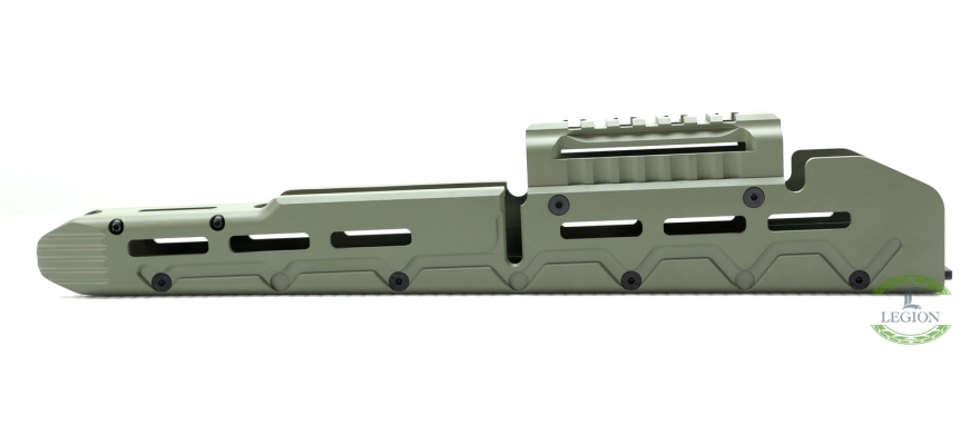 Extended Tactical Handguard for AK/AKM based Rifles by "ME". O.D.Green