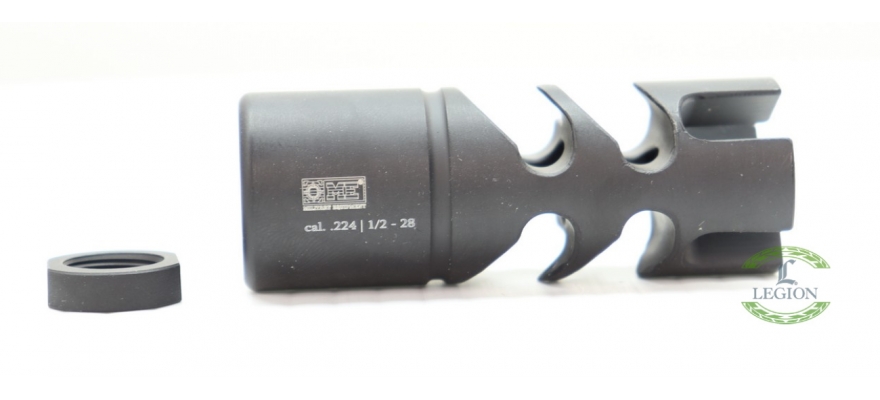 AR-15 Muzzle Brake "Tornado". 1/2-28 Thread. Cal .223/5.56