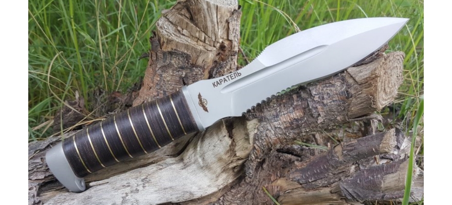 Melita-k Knife Punisher. "Swing-1". Leather