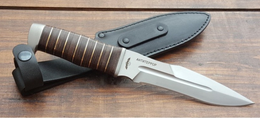 Melita-k knife Antiterror. Leather.