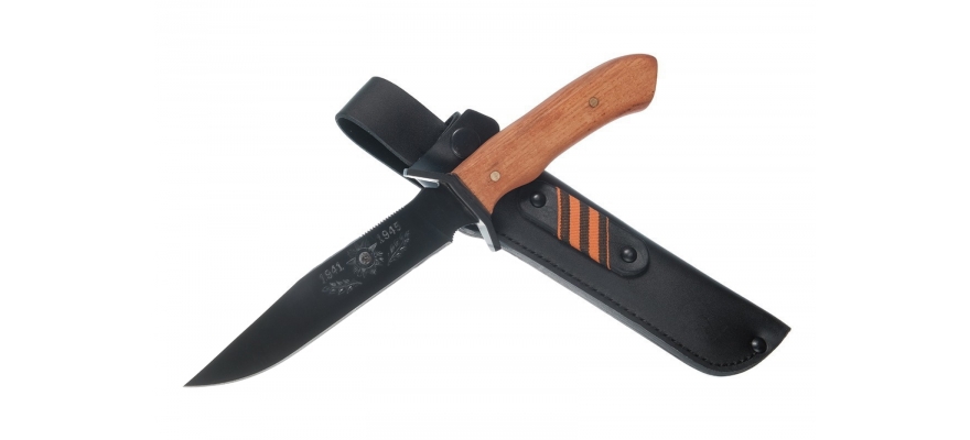 Melita-K Knife  SMERSH-5. Victory. Wooden Handle.