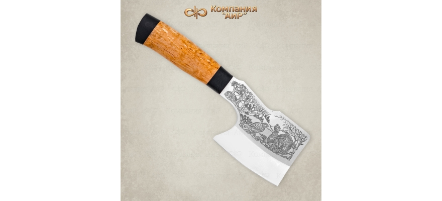 AIR Zlatoust Hatchet. Karelian Birch.