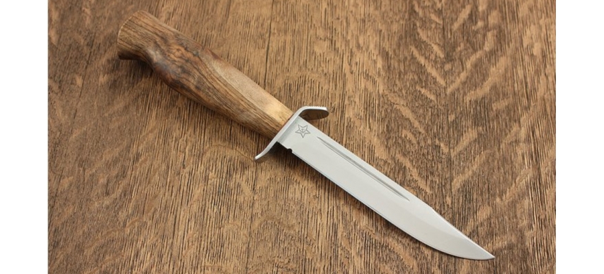 AIR Zlatoust Finka Style knife SHTRAFBAT. Walnut