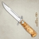 AIR Zlatoust Finka Style knife SHTRAFBAT. Karelian Birch