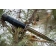 AIR Zlatoust Finka Style knife SHTRAFBAT. Stacked Leather