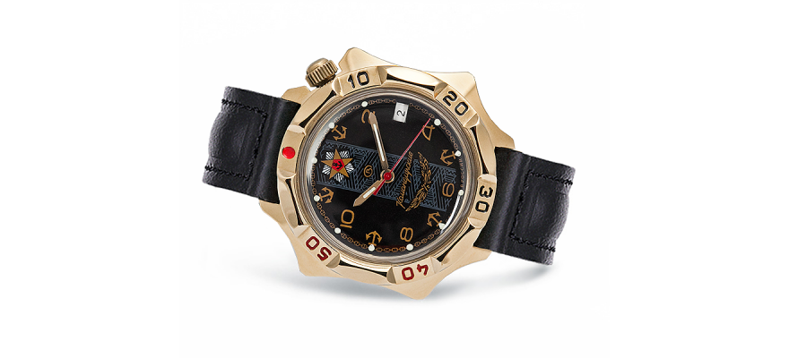 Commanders Watch. Navy. Black 539301