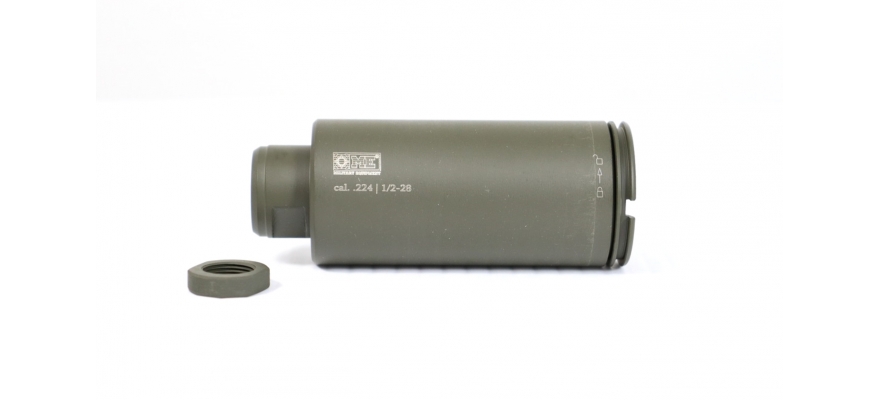 AR-15 Flash Hider "Ghost" Thread 1/2x28. Caliber .5.56/.223. O.D.Green