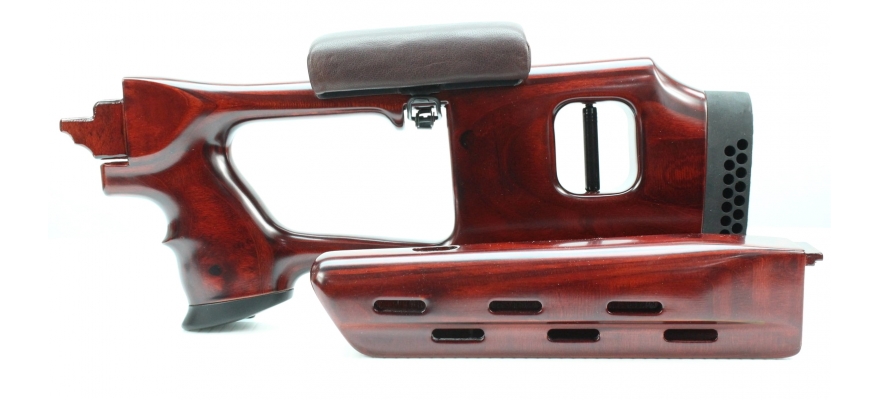 Saiga 12 Shotgun Wood Stock Set. Russian Cherry.